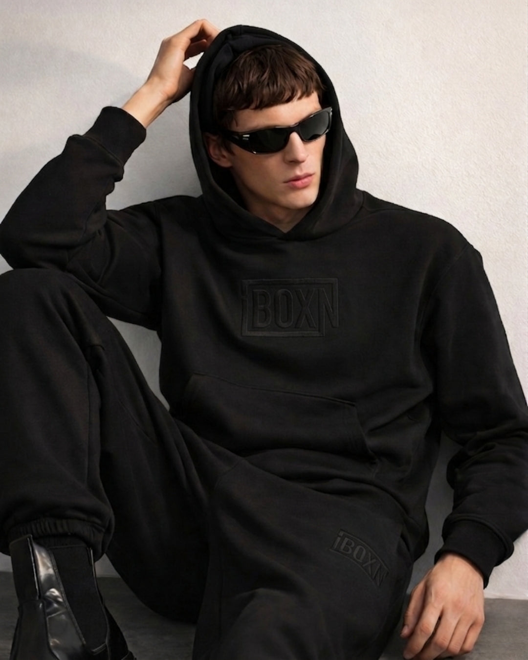 Black Tracksuit Set